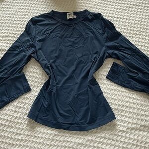 Princess Polly Midnight Blue Long Sleeve Top